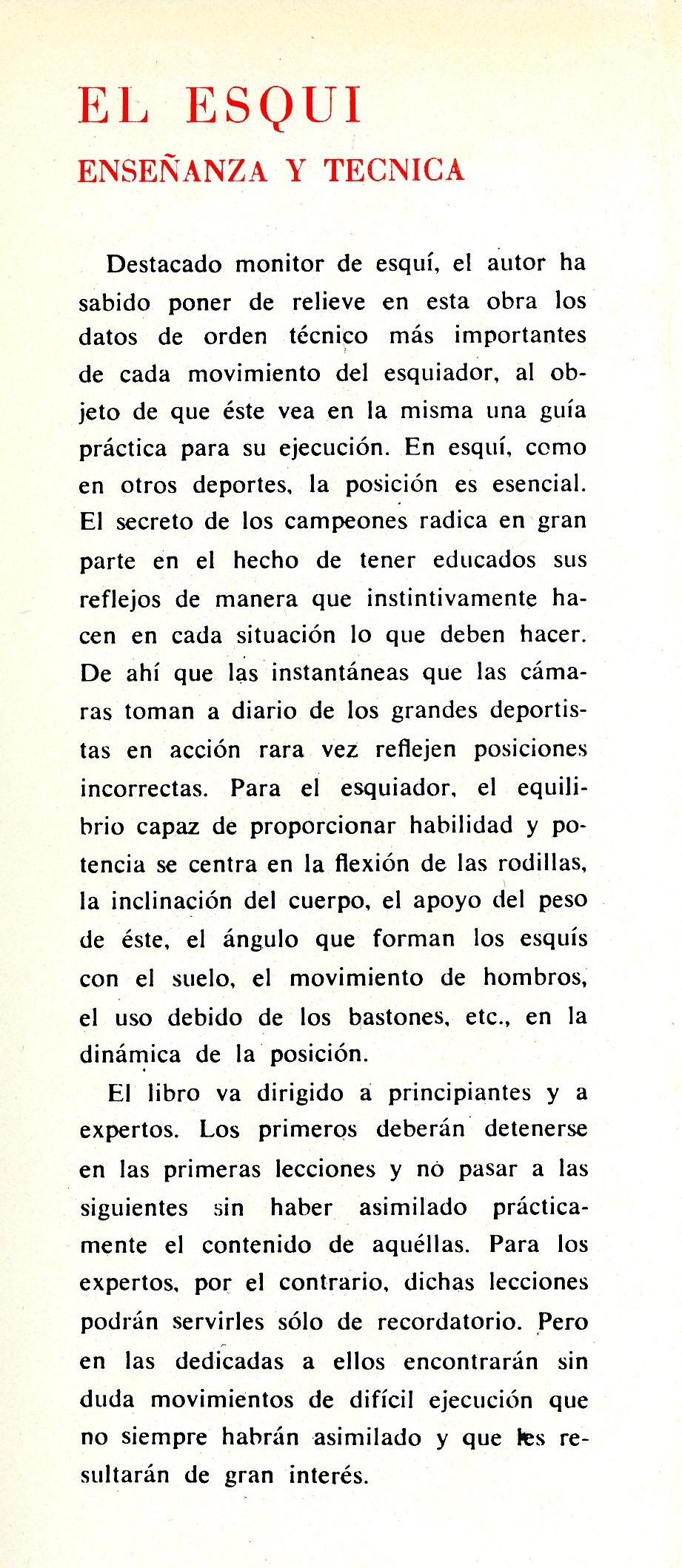 esquí, El : Enseñanza y técnica - Miniatura 4